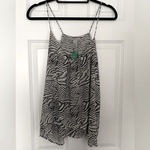 H&M Zebra animal print cami